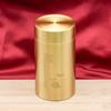 Recipiente de Latón para Té con la Palabra "Fur" Grabada, Tarro de Almacenamiento Sellado, Dispensador Roscado, Varios Tamaños, Caja de Regalo para Negocios al por Mayor