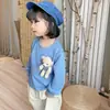 Duducream2026 Primavera Nova Roupa Infantil Ursinho Meninos e Meninas Moletom Bebê Top Pulôver Atacado