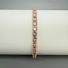 Pulsera para Mujer con Circonita, Sencilla y que No se Desvanece, de Moda Popular de Venta Rápida, Joyería Personalizada de Fábrica al por Mayor, Regalo 520, Pulsera Transfronteriza