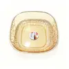 Zc2253 tigela de frutas estilo misto, resistente a quedas, tigela de frutas para mesa de centro transparente para uso na sala de estar, de alta qualidade, luxo leve, adequada para balcões de recepção e exibição de doces
