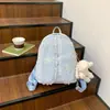 Mochila Yozzi 2026 Verano Nuevo Estilo Bloques de Color Lindos para Estudiantes Mujeres, Mochila de Gran Capacidad con un Diseño Dulce y Lindo