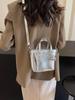 Bolsa Pequena Prata Casual Elegante de Alta Qualidade para Mulheres 2026 Nova Bolsa de Ombro Transversal de Verão Bolsa de Mão Fashion Bolsa Saco