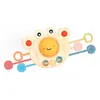 Rábano Infantil Personalizado Música de Bombeo Educación Temprana Sensorial Regalo para Bebé Juguetes de Tirar Pegamento Suave Masticable Iluminación