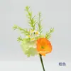 Flores Artificiais, Papoulas Falsas, Flores Perfumadas Amarradas à Mão, Buquês para Mesa de Jantar, Flores Artificiais Transfronteiriças, Flores de Seda para Exportação, Decoração de Sala de Estar