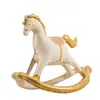 Globos de Papel de Aluminio con Forma de Carruaje de Caballos para Decoración de Fiesta de Cumpleaños, Arreglo Vintage Dorado y Blanco para Cumpleaños Infantil