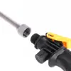 Pistola de água para lavagem de carro pistola de água de alta pressão bico longo ferramenta de rega de jardim ferramenta de lavagem de carro haste longa de aço inoxidável pistola de água