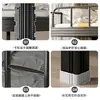 Litera para dormitorios universitarios, cama con estructura metálica engrosada, cama alta y baja para dormitorios, cama con estructura de hierro para trabajadores de obras de construcción, tipo cerrado