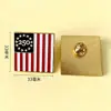 Exclusivo para Cross Mirror: Broche del 250 aniversario de la fundación de los Estados Unidos, Insignia metálica con bandera nacional de esmalte de aleación de zinc
