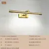 Suministro exclusivo transfronterizo espejo de carga luz frontal sin necesidad de cableado luz de espejo de baño succión magnética simple tira larga luz de ambiente de pared en stock