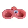 Tigela de Aço Inoxidável para Pet, Dispensador Automático de Água, Comedouro para Cachorro, Tigela para Gato, Tigela de Ração para Cachorro, Ventosa Anti-Engasgo