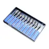 Cabezal de Lijado de Acero de Tungsteno Más Vendido del Fabricante Cuchillo para Tallado Artístico de 3 mm Juego de Cabezales de Lijado Eléctricos Lima Rotatoria de Aleación Dura en Stock