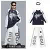 Día de Año Nuevo Ropa de Hip-Hop para Niños Trajes de Hip-Hop para Niños Batería de Hip Hop para Niños Ropa de Moda Ropa de Presentación para Niñas