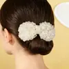 Lujo Ligero Accesorios de Lazo Grande de Perla Flor de Zapato DIY Juguetes Bolsas Sombreros Joyería Materiales Decorativos Accesorios al por Mayor