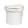 Atacado do fabricante balde de embalagem para corte de frutas de loja de frutas moderno de 2 litros balde para salada de frutas com iogurte de 1 litro balde plástico portátil PP selado