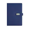Cuaderno A5 con Hebilla de Metal Bloc de Notas de Negocios Set de Caja de Regalo Diario de PU Cuaderno de Actas de Reunión Logo Personalizado