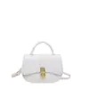 Bolsa Pequeña Cuadrada Fresca Dulce Portátil al por Mayor para Mujer 2026 Verano Nuevo Color Sólido Hebilla de Cierre Bolso de Hombro Único Bolso Cruzado para Viajes Diarios