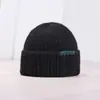 Sombrero de Lana Tejido Versátil Estilo Coreano Gorro Grueso Cálido Estilo Japonés Gorro Simple de Invierno Moda Tendencia