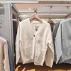 Ropa de Mujer 2026 Otoño/Invierno Nuevo Moda Casual Versátil Cardigan de Punto de Lana Suéter Pulóver Ropa Exterior Suave 485340
