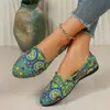 Nuevos Zapatos Planos de Primavera y Otoño para Mujer, Mocasines de Punta Fina, Zapatos Slip-On de Tacón Bajo, Zapatos de Boca Baja de Talla Grande para Mujer