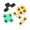 Adequado para Botões de Controle Ps2 Borracha Condutiva Almofadas de Borracha para Botões Ps2 Borracha Macia (Conjunto de 5 peças) Borracha Condutora Amarela Integrada para PS2
