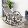 Mecedora de Ratán para Adultos, Silla Perezosa para Siesta en Sala de Estar y Balcón, Silla de Ocio para Personas Mayores, Mecedora para el Hogar al por Mayor