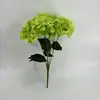 Hortensia Simulada Sensación Hidratante Adornos para el Hogar Sala de Estar Decoración de Mesa Flor Artificial Hortensia Verde Exquisita Retro Festivo