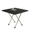 Mesa Plegable para Puestos, Mesa de Comedor, Mesa de Comedor Portátil para Dormitorios, Mesa Pequeña para 4 Personas, Adecuada para Espacios Pequeños