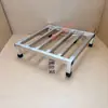 Prateleira de armazenamento em aço inoxidável suporte de chão para flores suporte para carvão suporte de cozinha banheiro base para máquina de lavar lata