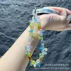 Nuevo Colgante de Cristal Hecho a Mano con Cuentas, Encanto de Bolso de Lujo Ligero, Llavero para Funda de Teléfono, Correa Creativa para Teléfono