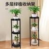 Rack de Armazenamento de Plantas Verdes de Múltiplas Camadas Ferro Rack de Armazenamento de Plantas Envasadas Sala de Estar Simples Moderna Interno Chão Varanda Suporte para Vasos de Flores
