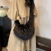 Bolso de piel con forma de corazón para otoño e invierno de 2025, estilo informal, de moda, de gran capacidad, informal, para hombro.