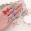 Cuentas de vidrio transparentes con alas de 11x20 mm Materiales para abalorios DIY Materiales para pulseras Pendiente Collar Joyería Accesorios de cuentas sueltas