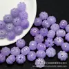 Jade Esmeralda Roxo de Mianmar Contas de Abóbora 12x9mm Atacado Acessórios para Joias de Jade DIY Pulseira Brincos Contas Espaçadoras
