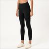 Amazon Nuevos Pantalones de Yoga Lijados de Doble Cara para Mujer, Amigables con la Piel, Yoga Desnudo, Pantalones Recortados, Cintura Alta, Cadera, Pantalones de Yoga