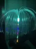 Luminária de Jardim de Água-Viva Solar Transfronteiriça Lâmpada Colorida Mutável de Fibra Óptica de Água-Viva para Pátio Varanda Jardim Gramado