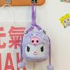 Venta al por mayor Estilo Japonés Lindo Felpa Hombro Cruzado Bolsa de Maquillaje Bolsa de Felpa de Dibujos Animados Bolsa de Cubo para Estudiante