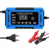 Cargador de Batería de Plomo-Ácido Inteligente de Pulso 12V6A 110 Voltaje Amplio para Coche y Motocicleta, Venta al por Mayor