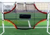 Rede de rebote para futebol Equipamento de treinamento de futebol escolar rede de rebote para chutes gol de rebote elástico de dois lados Hóquei