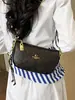Bolso bandolera para mujer 2026 nuevo casual moda ligero versátil tipo sillín con un toque de alta gama, diseño estampado
