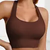 Chaleco Deportivo a Prueba de Golpes Estilo Europeo y Americano para Mujer, Sujetador Deportivo Inalámbrico Push-Up, Sujetador Deportivo Cruzado de Talla Grande con Espalda Hermosa en Forma de U