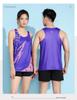 Nuevo traje de chándal con cuello redondo para hombre y mujer 2023, traje de pareja estampado transpirable para maratón, sprint, examen físico, traje de entrenamiento