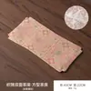 Alfombrilla de Té Bordada en Brocado Dinastías Tang y Song con Brillo Dorado, Alfombrilla de Mesa de Lujo Ligero Inspirada en Zen de Doble Cara, Alfombrilla para Tetera, Alfombrilla de Tela Hecha a Mano
