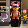 Enfeites Grandes de Chão de Anjo Pintado à Mão e Urso Legal Classe de Luxo Acessível Decoração para Sala de Estar de Casa com Lâmpada de Céu Estrelado