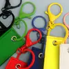 Tira de Tela de Correa con Borde de Bloqueo Liso Estilo Ins Logo Bordado de Doble Cara Llavero de Aviación Colgante de Bolsa Etiqueta Tejida DIY Pulsera