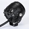 Faro modificado motocicleta lámpara led mini proyector pistola láser luz alta y baja proyector luz delantera coche eléctrico