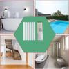 Pedal de Ducha Antideslizante Transparente de PEVA Personalizado para Bañera Cinta Antideslizante Impermeable sin Costuras Tiras Antideslizantes de Seguridad para Baño