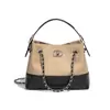 Bolsa de Corrente Estilo Pequeno Luxo em Camurça Fosca para Mulheres, Bolsa de Mão Tecida à Mão, Bolsa Tote, Bolsa de Ombro Único, Bolsa Transversal, Bolsa Quadrada Pequena