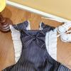 Vestido de Natal de Algodão Puro Confortável com Estampa Xadrez Vermelho e Preto Sem Mangas para Crianças e Bebês, Comércio Exterior Europeu e Americano, Direto do Fabricante