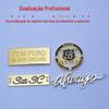 Fábrica de placas de metal, etiqueta de identificação de bagagem, etiqueta de liga de zinco, etiqueta de aço inoxidável personalizada, placa de identificação em serigrafia