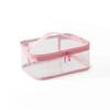 Bolsa de Maquiagem Transparente Coração de Menina Simples à Prova d'Água Visual Bonita Bolsa de Maquiagem para Mesa LOGO Personalizável Bolsa de Armazenamento para Viagem